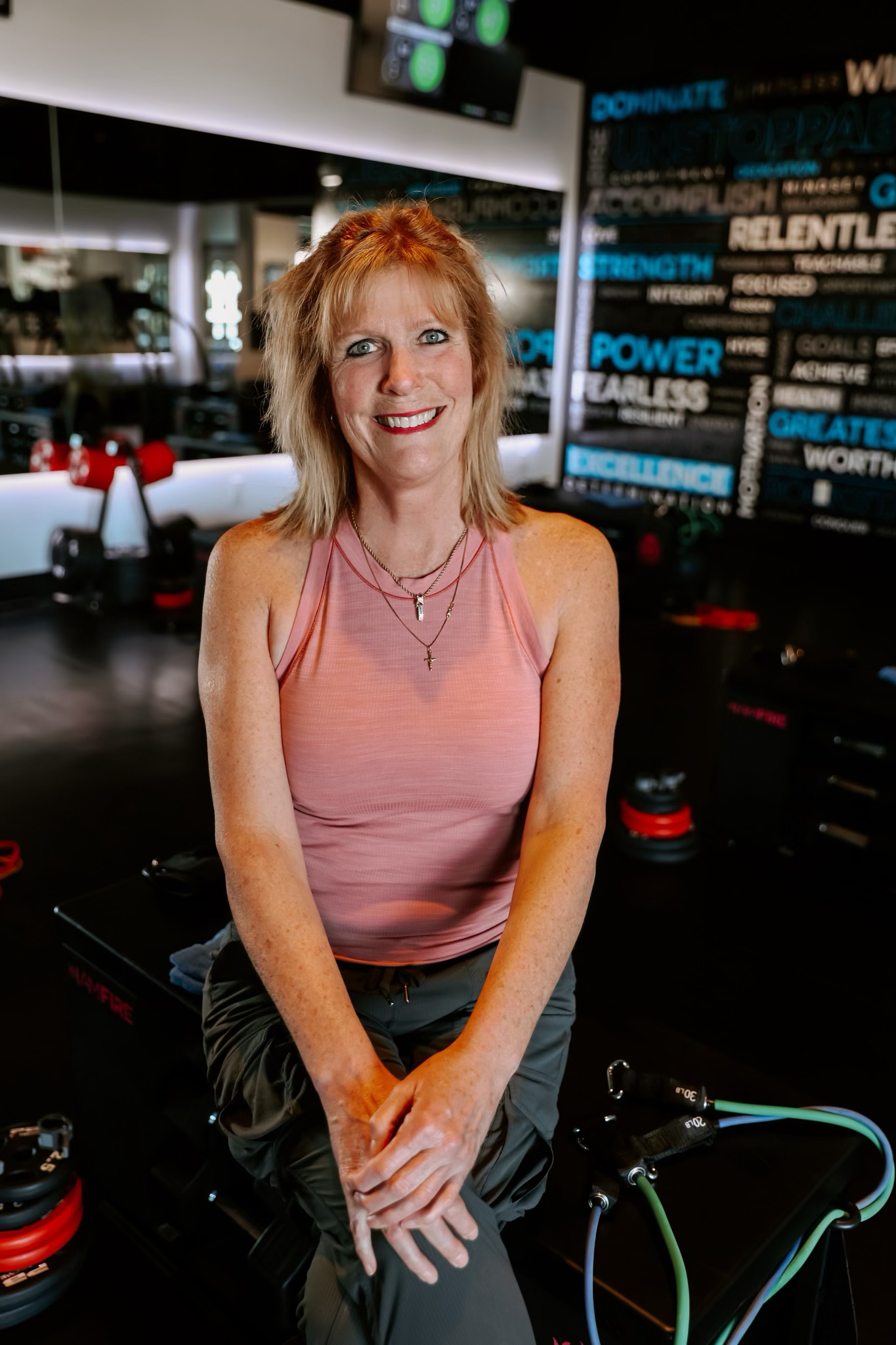 colleen, a member of omaha's ultimate workout gym